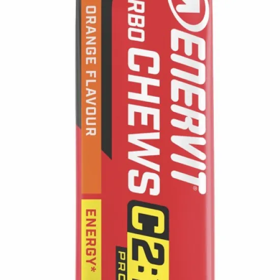 Carbo Chews Orange Energetske gumene bombone, ukus narandže, 34g