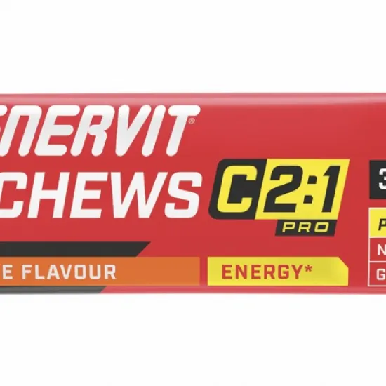Carbo Chews Orange Energetske gumene bombone, ukus narandže, 34g