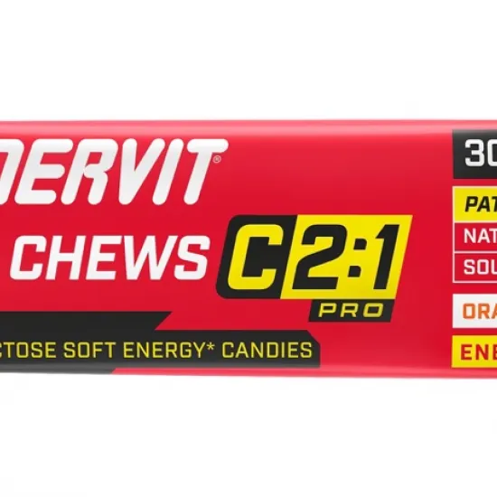 Carbo Chews Orange Energetske gumene bombone, ukus narandže, 34g