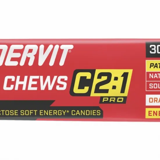 Carbo Chews Orange Energetske gumene bombone, ukus narandže, 34g
