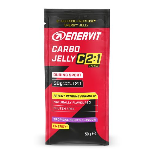 Enervit C2:1 Jelly Carbo 50 g Tropical Energetski žele sa ugljenim hidratima, ukus tropskog voća