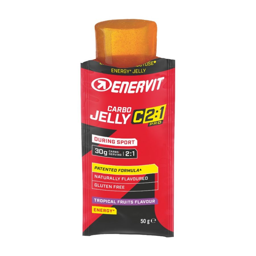 Enervit C2:1 Jelly Carbo Tropical Energetski žele, ukus tropskog voća, 50g