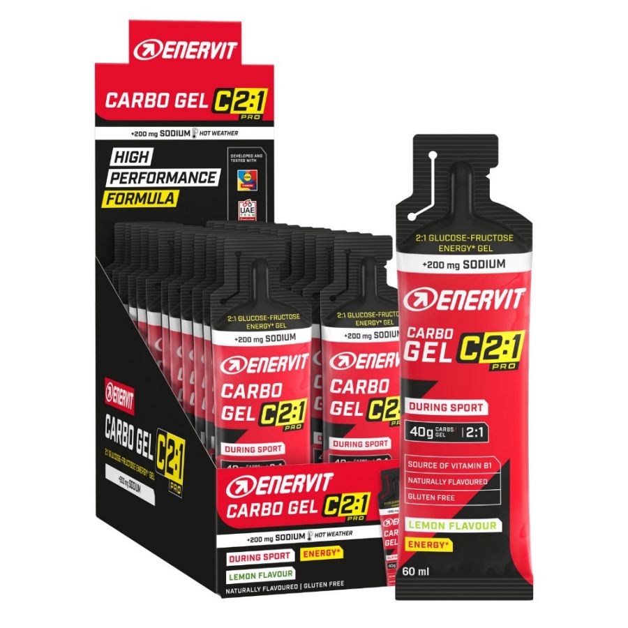 Carbo Gel Lemon Sodium Energetski gel sa ugljenim hidratima i natrijumom, ukus limuna