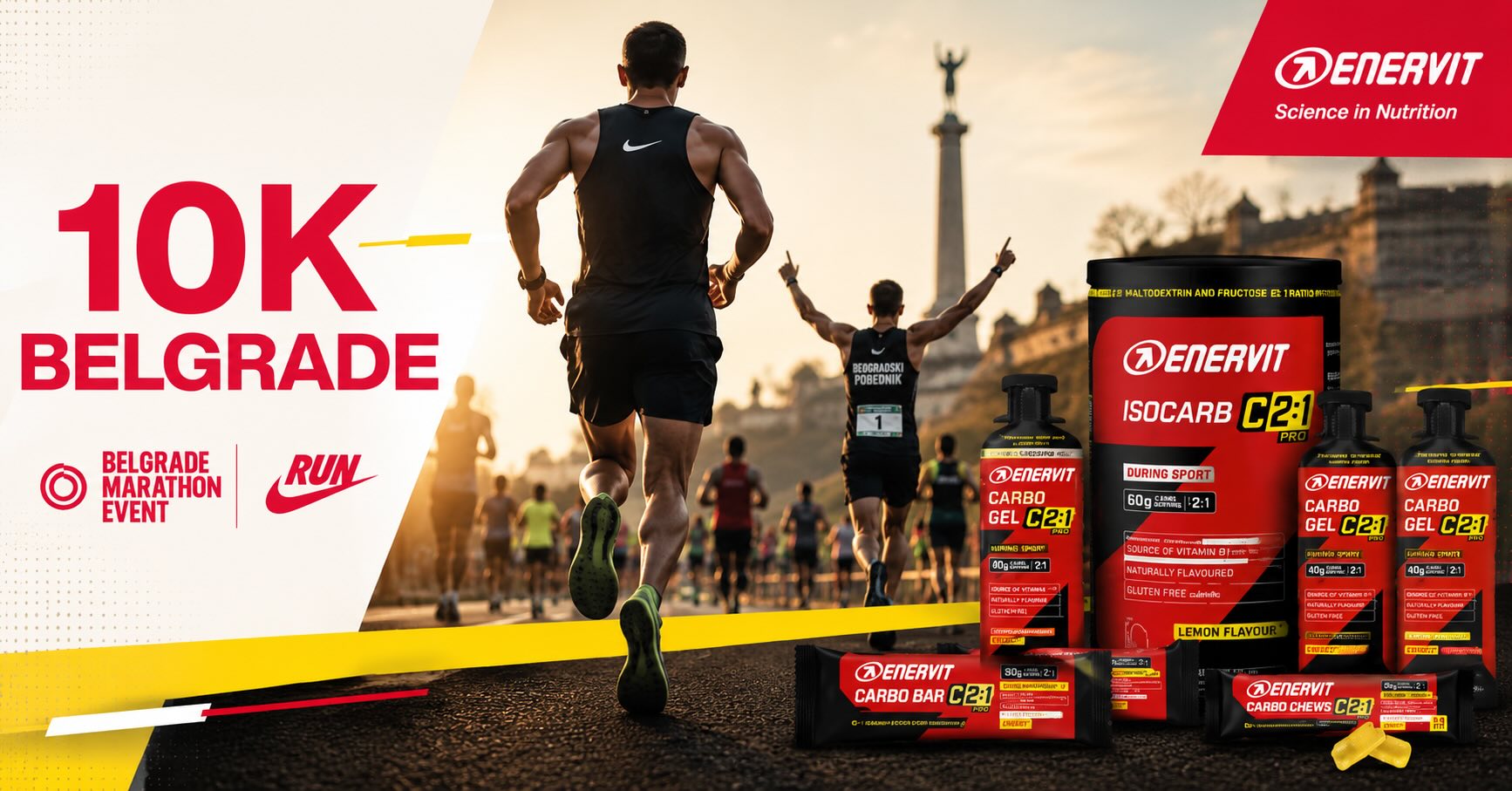 Enervit poklanja kotizacije za Nike 10K Belgrade Run